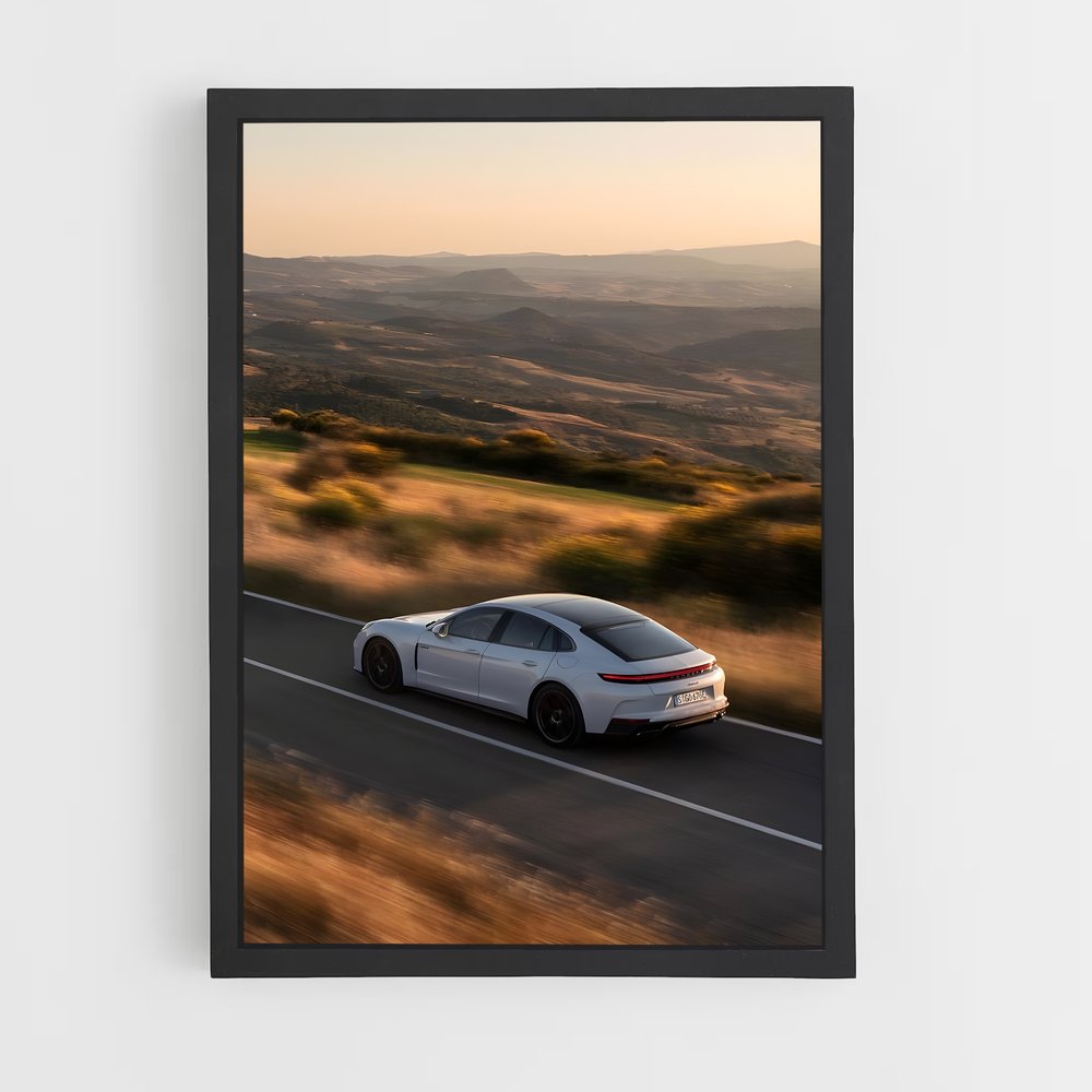 Poster Panamera turbo s élégant – affiche Porsche (vue 2)